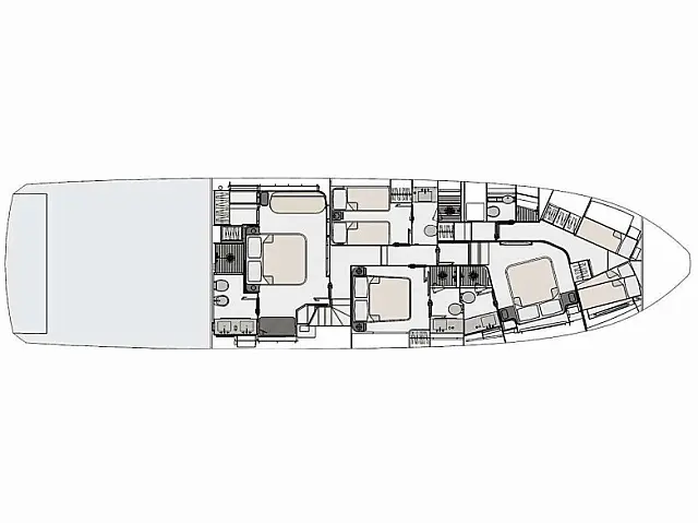 Azimut 78 Fly - [Layout image]