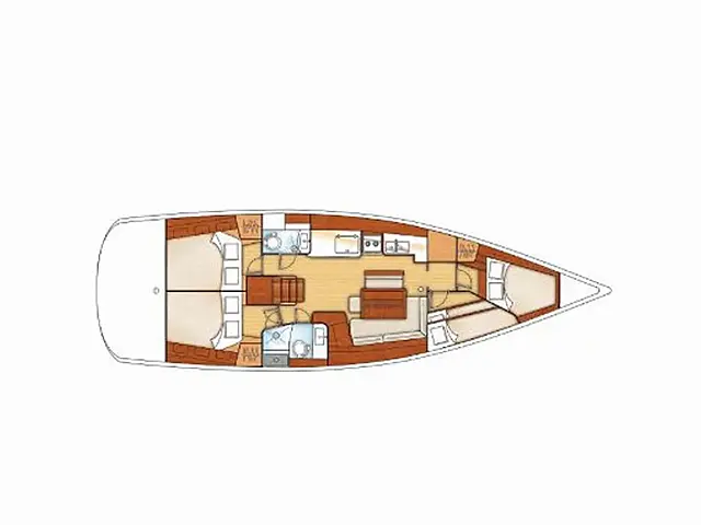 Beneteau Oceanis 46 - [Layout image]
