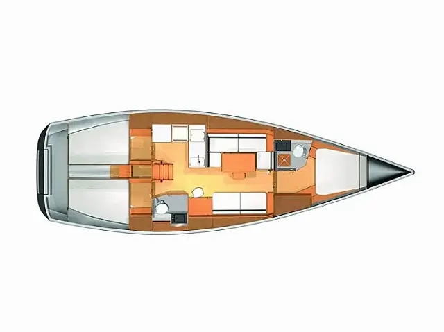 Dufour 40 E Performance - [Layout image]