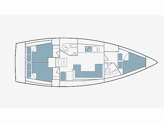 Bavaria 41 - [Layout image]