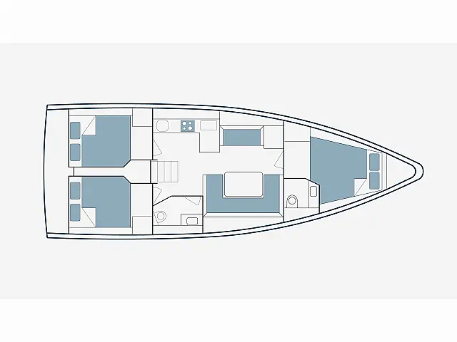 Bavaria C42 - [Layout image]