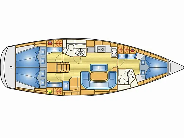 Bavaria 40 Cruiser - [Layout image]