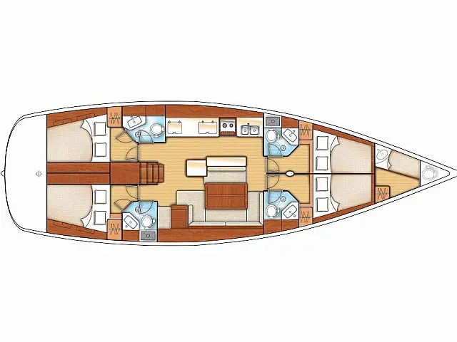 Oceanis 50 - [Layout image]