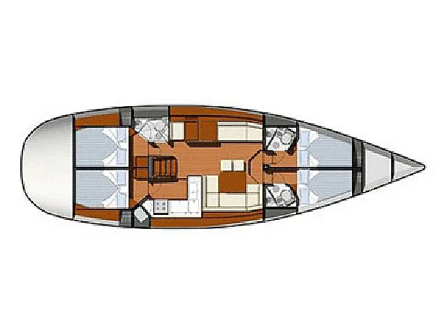 Sun Odyssey 50DS - [Layout image]