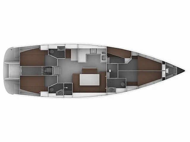 Bavaria 51 Cruiser - [Layout image]