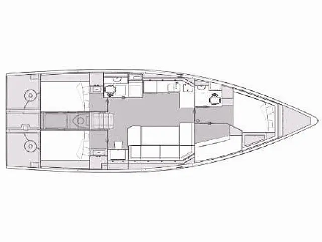 Elan Impression 45 - [Layout image]