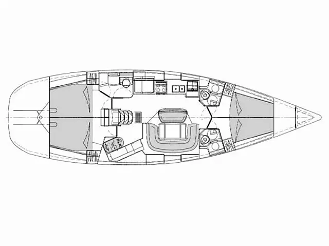 Sun Odyssey 49 Performance - [Layout image]