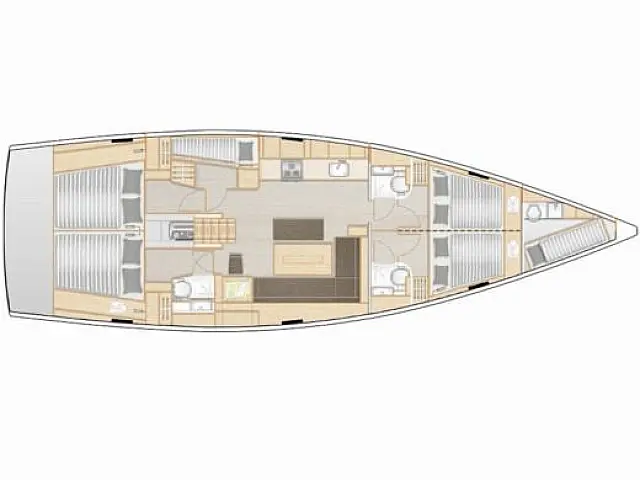 Hanse 508 - [Layout image]