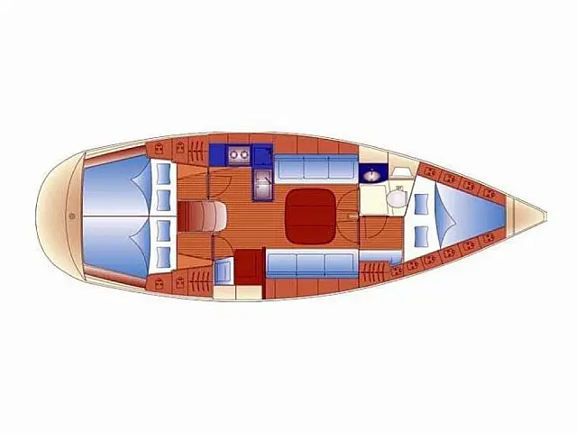 Bavaria 36 Cruiser - [Layout image]
