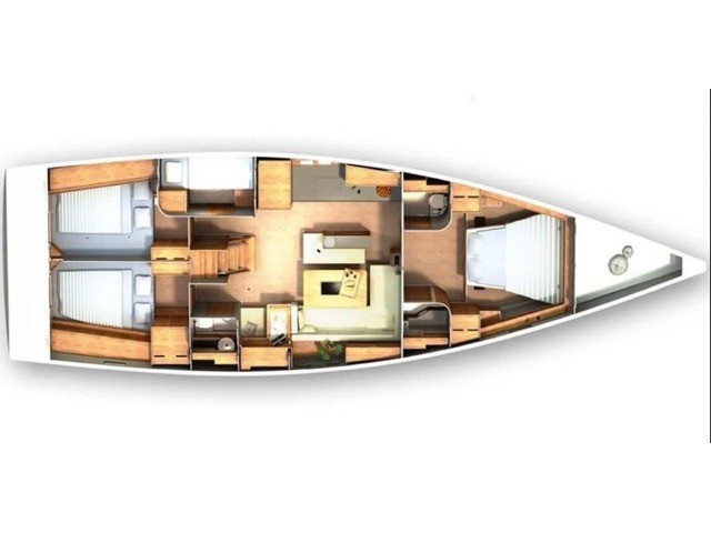 Hanse 505 - [Layout image]
