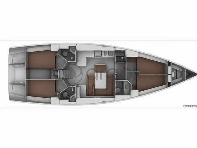 Dufour 450 Grand Large - [Layout image]