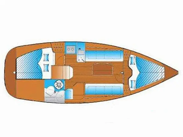 Bavaria 30 Cruiser - [Layout image]