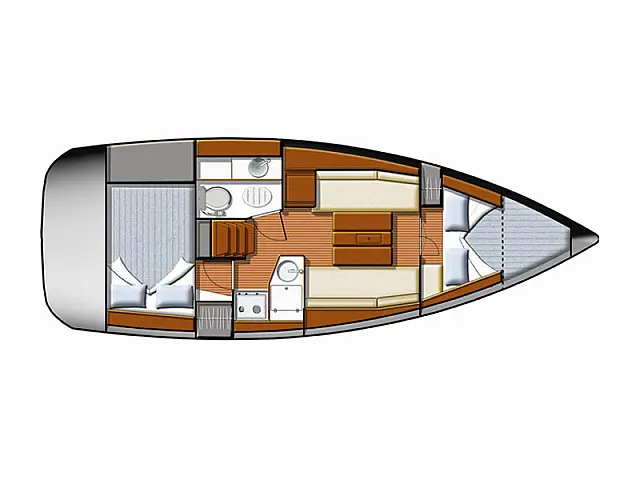 Sun Odyssey 30 i - [Layout image]