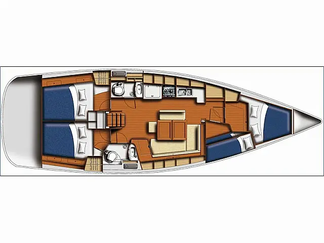 Oceanis 43 - [Layout image]