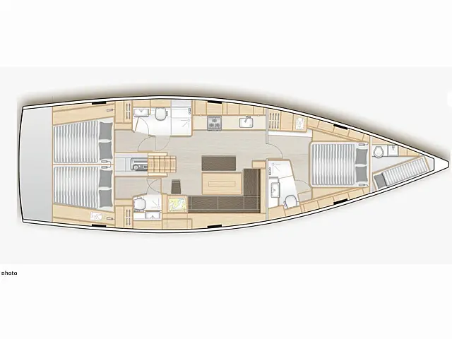 Hanse 508 - [Layout image]