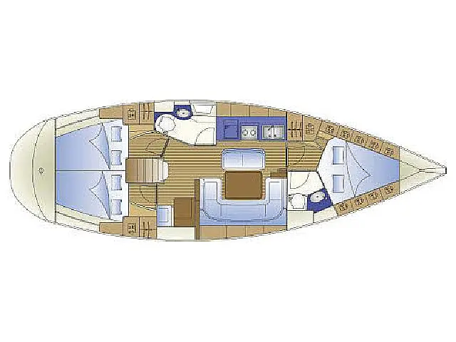 Bavaria 41 - [Layout image]