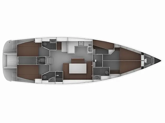 Bavaria 50 Cruiser - [Layout image]
