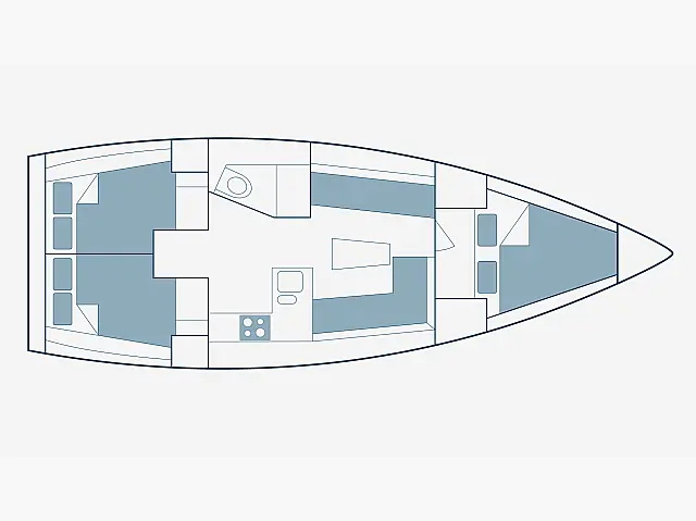 Bavaria 37 - [Layout image]