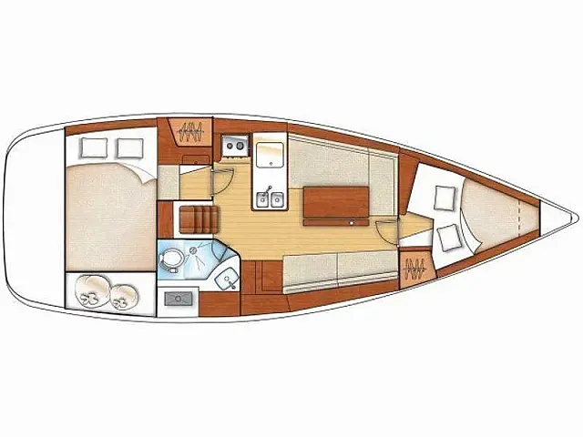 Oceanis 31 (DL) - [Layout image]