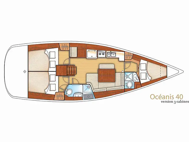 Oceanis 40 - [Layout image]