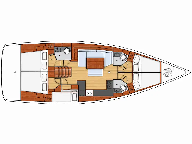 OCEANIS 48 BT - [Layout image]