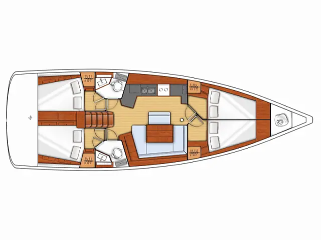 OCEANIS 45 BT - [Layout image]