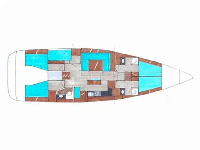 Bavaria Cruiser 50 - [Layout image]
