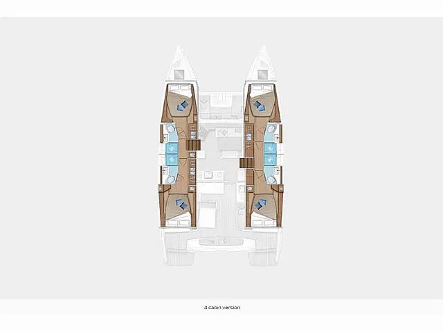 Lagoon 46 - [Layout image]