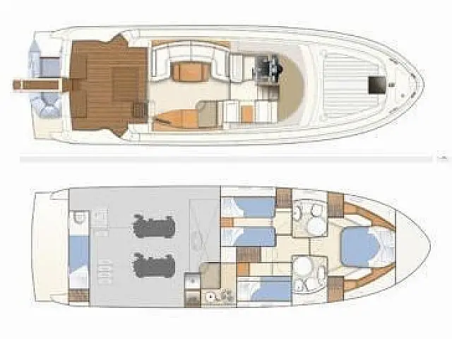 Ferretti 480 - [Layout image]