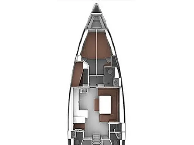 Bavaria Cruiser 51 - [Layout image]