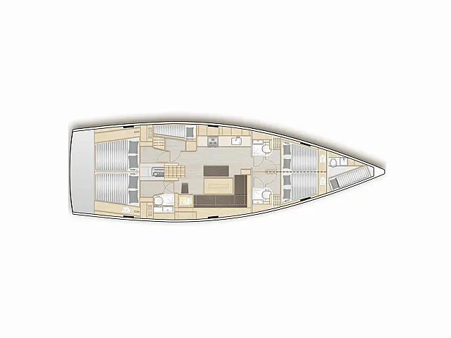 Hanse 508 - [Layout image]