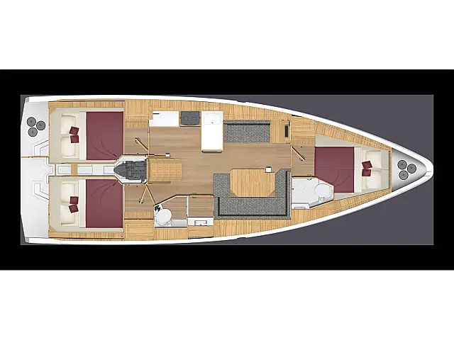 Bavaria C38 - [Layout image]