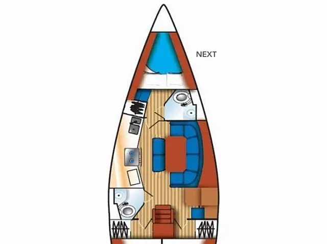 Sun Odyssey 37.1 - [Layout image]