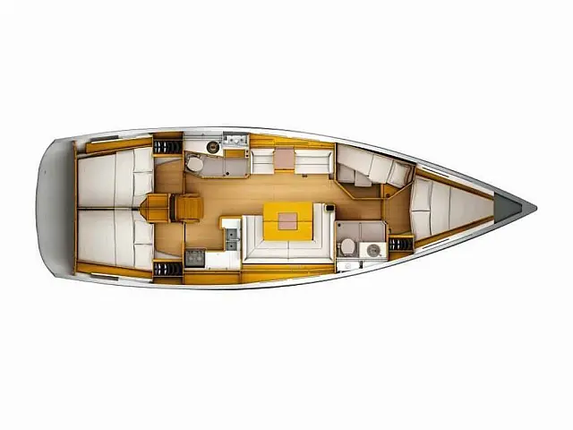 Sun Odyssey 439 - [Layout image]