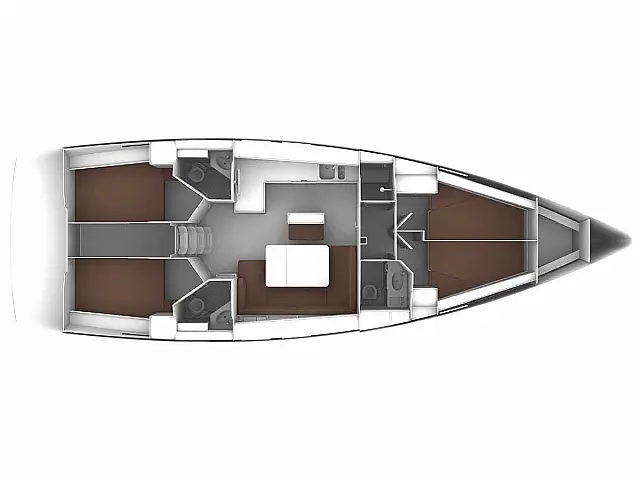 Bavaria Cruiser 46 - [Layout image]