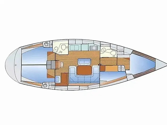 Bavaria 42 Cruiser - [Layout image]