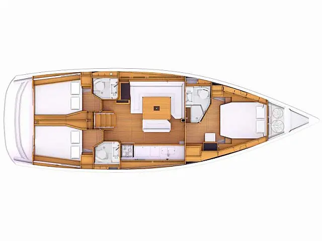 Sun Odyssey 479 - [Layout image]