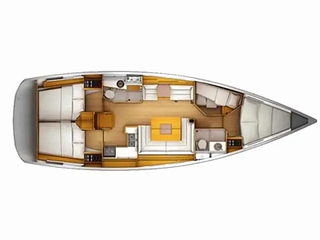 Sun Odyssey 439 - [Layout image]