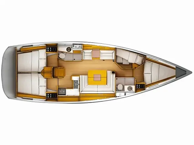 Sun Odyssey 439 - [Layout image]