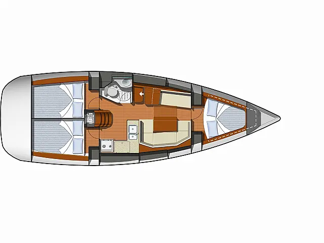 Sun Odyssey 36i - [Layout image]