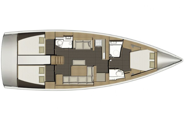Dufour 460 GL - [Layout image]