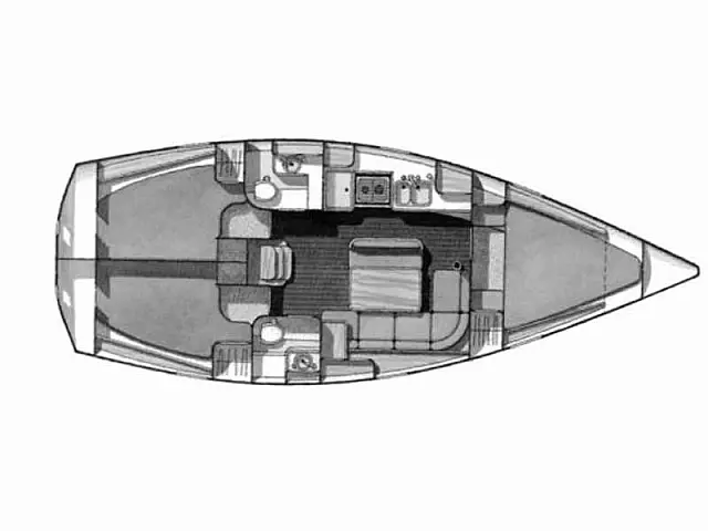 Oceanis 37 - [Layout image]