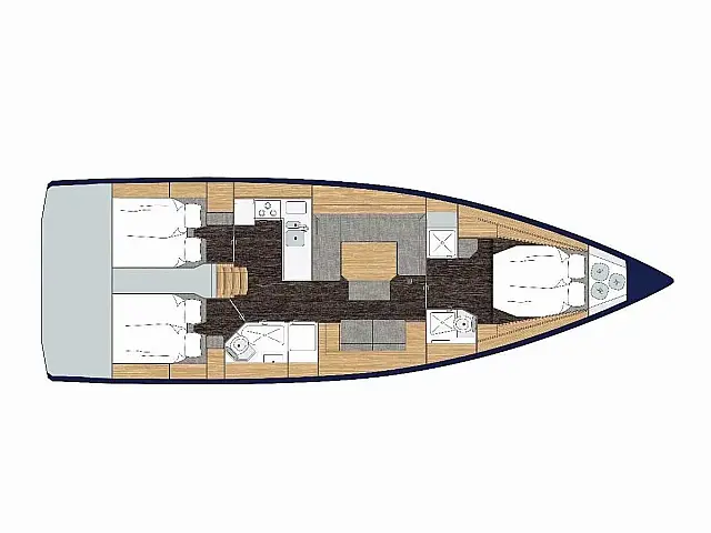 Bavaria C45 Style - [Layout image]