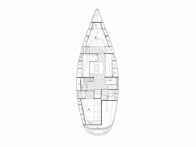 Halberg Rassy 34 - [Layout image]