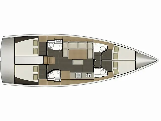 Dufour 460 Grand Large - [Layout image]