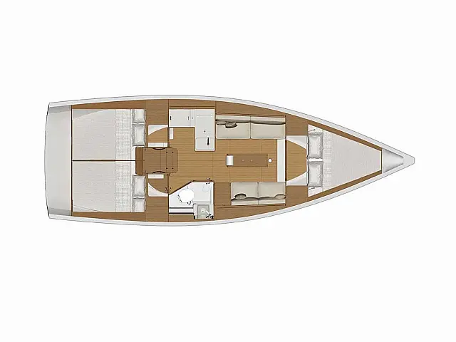 Dufour 360 Grand Large - [Layout image]