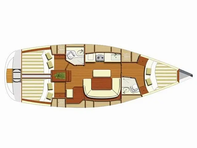 Dufour 385 Grand Large - [Layout image]