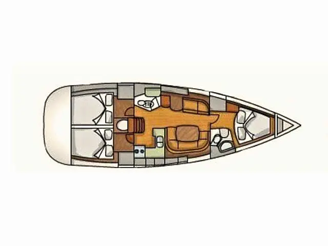 Sun Odyssey 42 i - [Layout image]