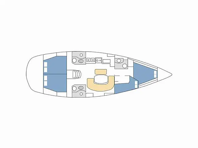 Oceanis 423 Clipper - [Layout image]