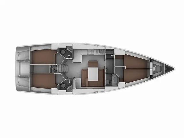 Bavaria Cruiser 45 - [Layout image]